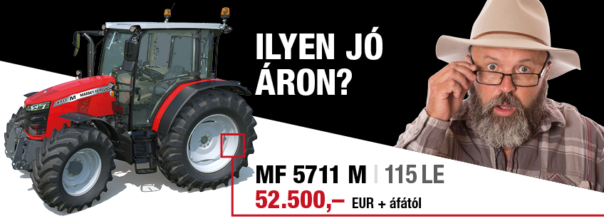 Massey Ferguson traktor kampany 2024 02 MF5711 Agro Alfa