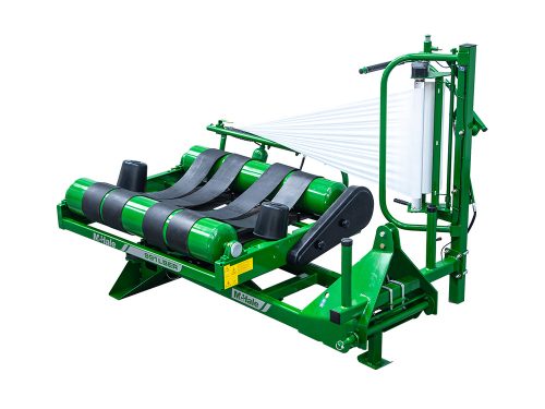 McHale 991 LBER fóliaadagolós függesztett körbála-csomagoló