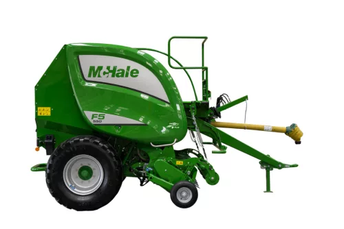 McHale F5-550 fix kamrás körbálázó 15 késes szeletelővel