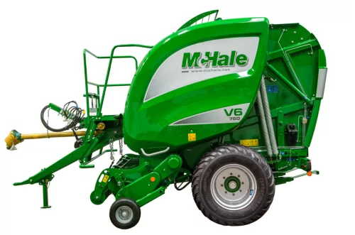 McHale V6750 változókamrás bálázó, 15 késes szeletelővel