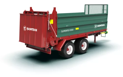 Farmtech SUPERFEX 1000 trágyaszóró pótkocsi