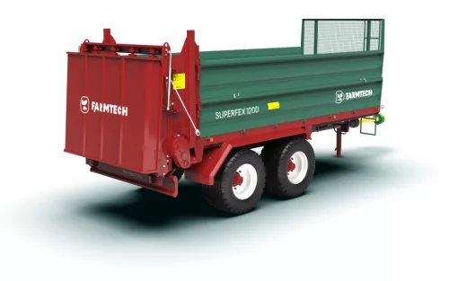 Farmtech SUPERFEX 1200 trágyaszóró pótkocsi