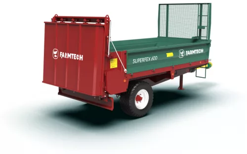 Farmtech SUPERFEX 600 trágyaszóró pótkocsi