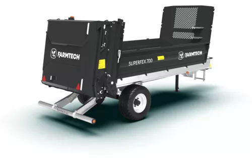 Farmtech SUPERFEX 700 trágyaszóró pótkocsi