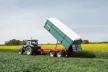 Farmtech TDK 1800 tandem háromoldalra billenő platós pótkocsi