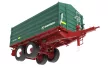Farmtech TDK 1800 tandem háromoldalra billenő platós pótkocsi