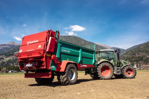 Farmtech ULTRAFEX 1200 trágyaszóró pótkocsi