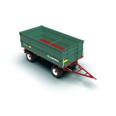   Farmtech ZDK 1100 kéttengelyes háromoldalra billenő pótkocsi