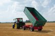 Farmtech ZDK 1100 kéttengelyes háromoldalra billenő pótkocsi