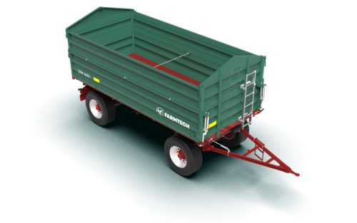 Farmtech ZDK 1600 kéttengelyes háromoldalra billenő pótkocsi